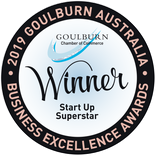 Winner, Start Up Superstar, 2019 Goulburn Australia Business Excellence Awards