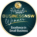 Winner, Excellence in Small Business, 2026 Business NSW Awards